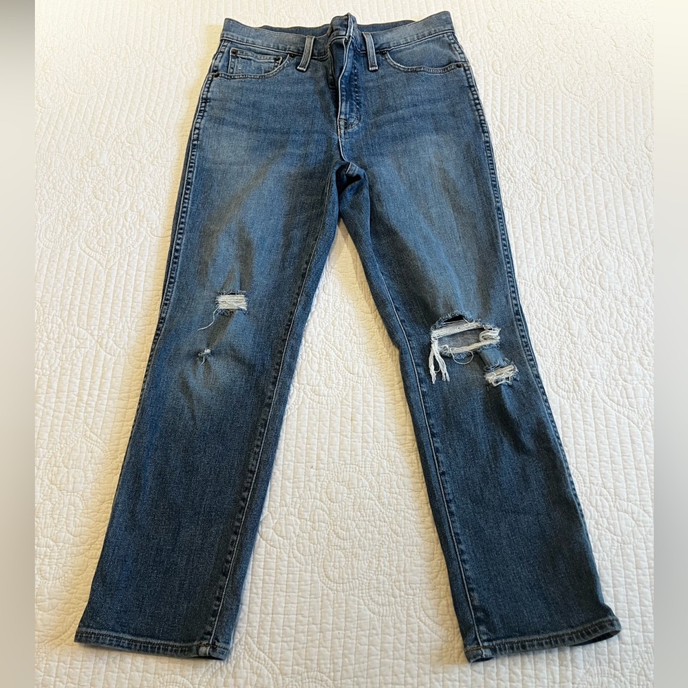 J crew high rise classic vintage blue Jean